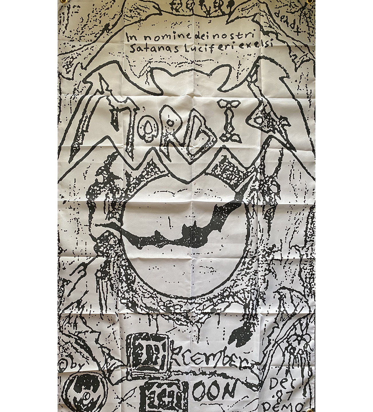 Morbid " December Moon "  Demo Flag / Banner / Tapestry