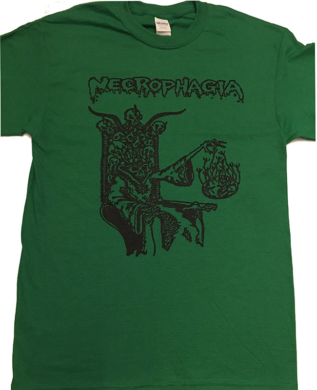 Necrophagia " Rise From The Crypt " Green T-shirt