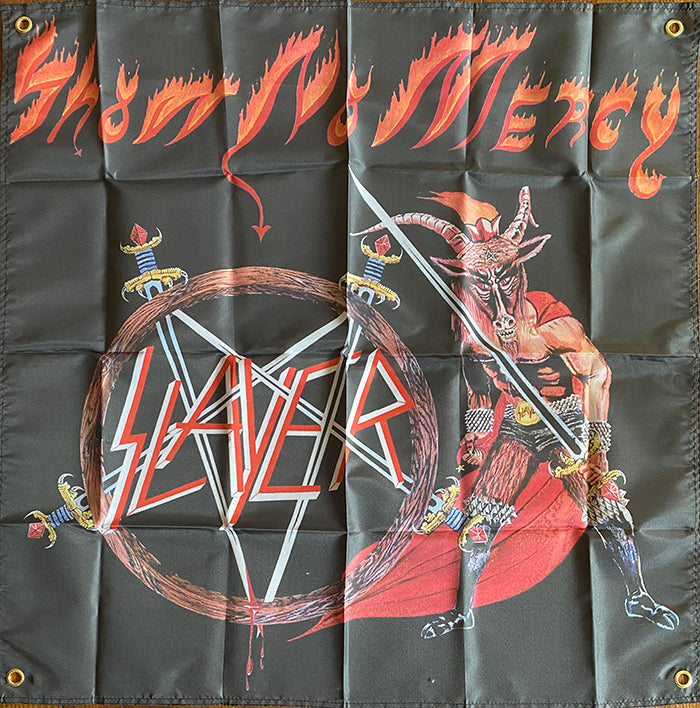 Slayer " Show No Mercy " Flag / Banner / Tapestry